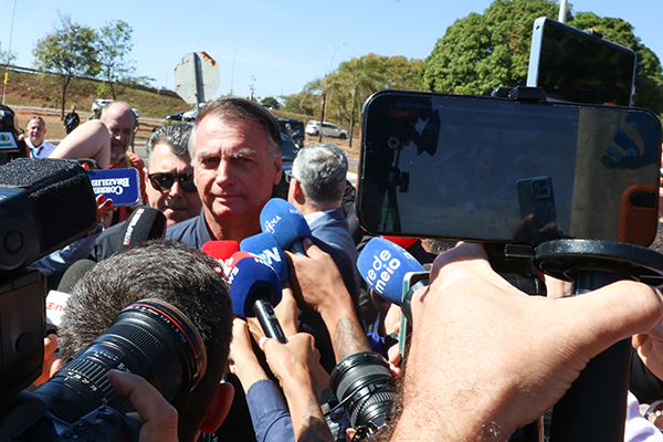 O ex-presidente Jair Bolsonaro