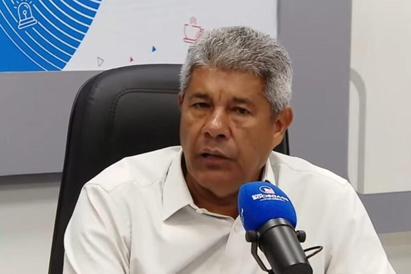 O governador Jerônimo Rodrigues (PT) em entrevista à Rádio Sociedade da Bahia, nesta terça-feira (23) O governador Jerônimo Rodrigues (PT) em entrevista à Rádio Sociedade da Bahia, nesta terça-feira (23)