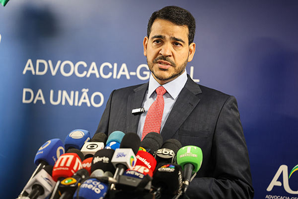 O ministro da AGU, Jorge Messias