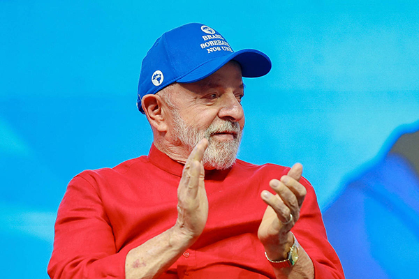 O presidente Lula O presidente Lula