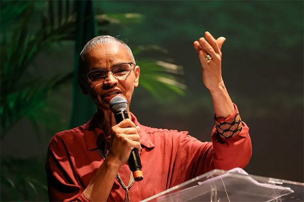A ministra Marina Silva (Meio Ambiente) 