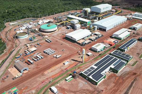 Planta da mineradora Serra Verde, em Goiás Planta da mineradora Serra Verde, em Goiás