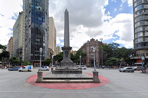 Praça Sete de Setembro, no Centro de Belo Horizonte Praça Sete de Setembro, no Centro de Belo Horizonte