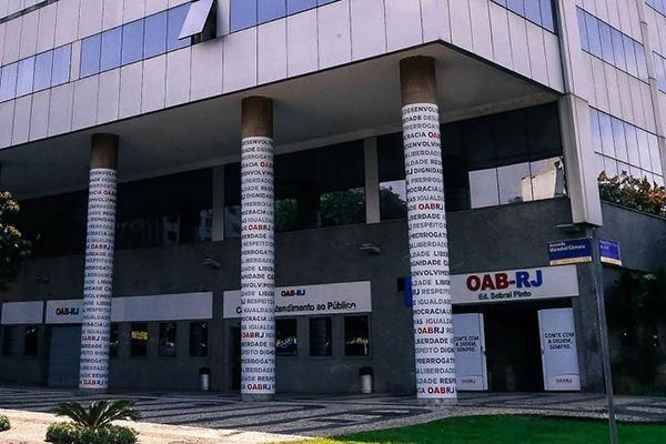 Sede da OAB-RJ, no centro do Rio