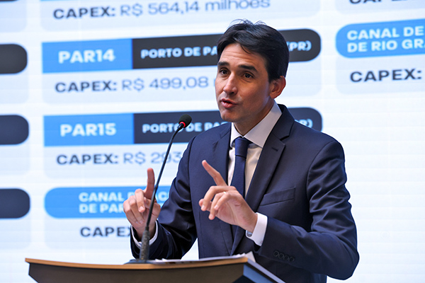 O ministro Silvio Costa Filho (Portos e Aeroportos) O ministro Silvio Costa Filho (Portos e Aeroportos)