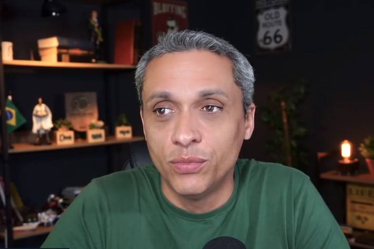 Deputado federal Gustavo Gayer (PL-GO) durante live nas redes sociais Deputado federal Gustavo Gayer (PL-GO) durante live nas redes sociais