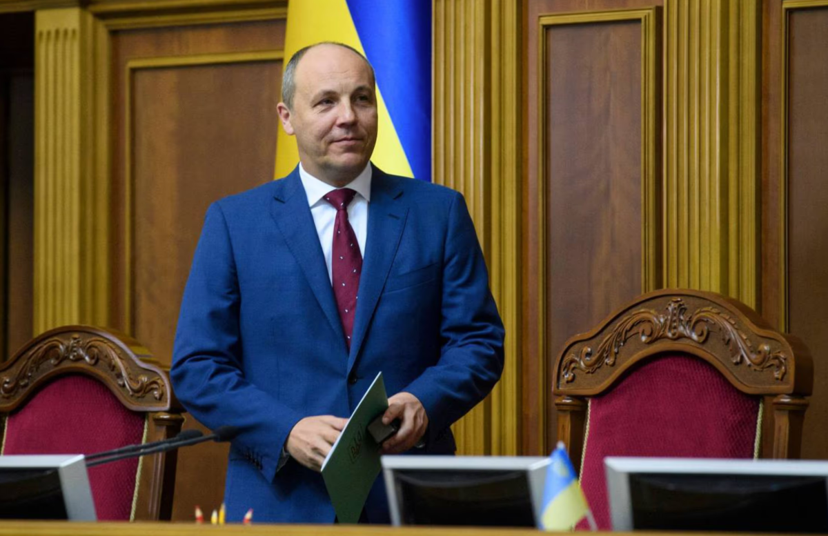 O ex-presidente do Parlamento da Ucrânia Andriy Parubiy O ex-presidente do Parlamento da Ucrânia Andriy Parubiy