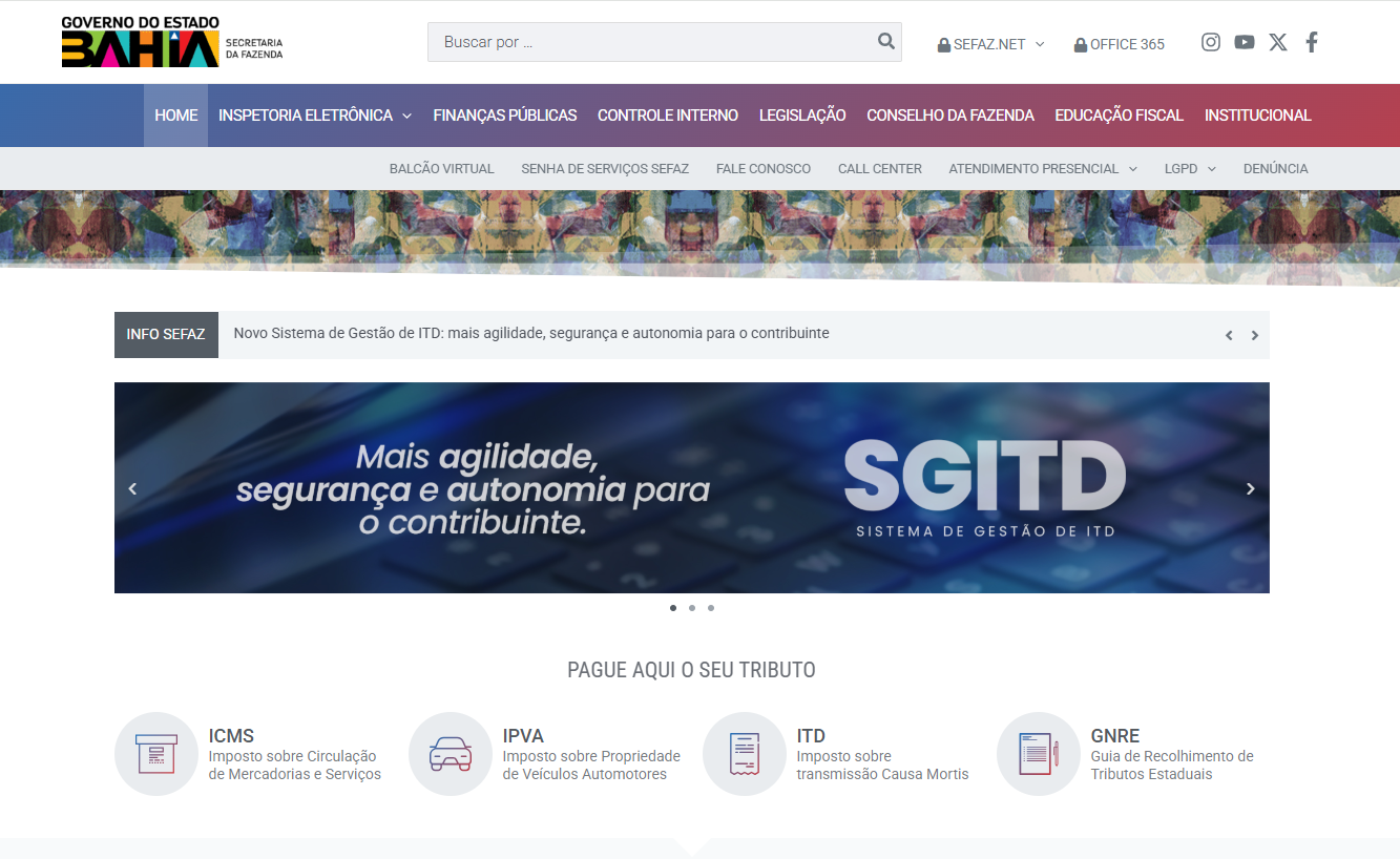 Sistema de Gestão do ITD - SGITD