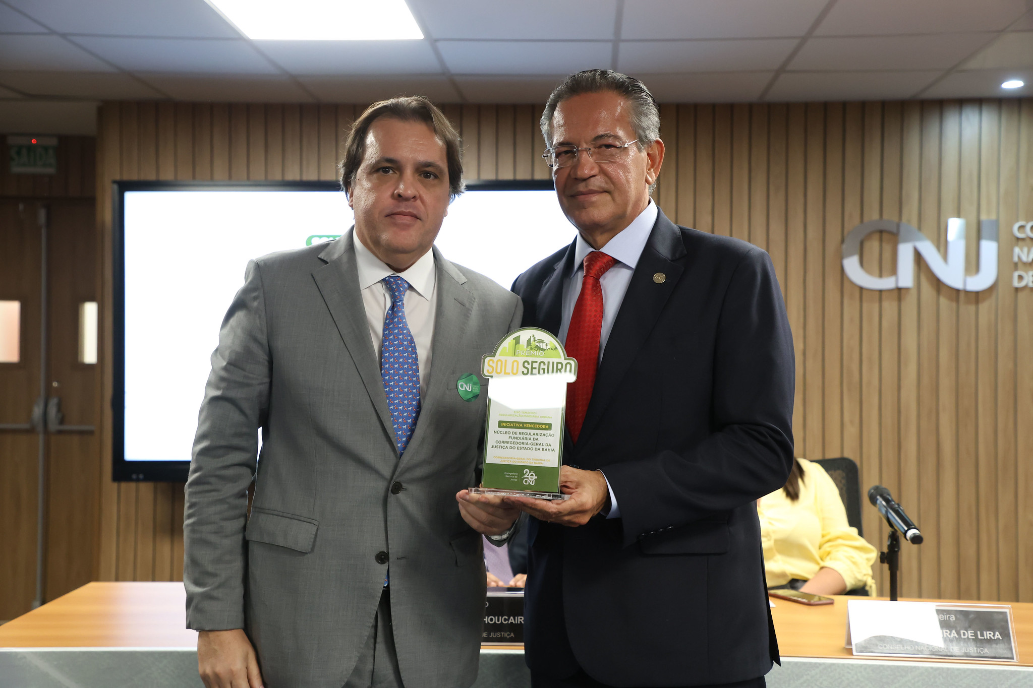 A cerimônia foi realizada na sede do CNJ, em Brasília A cerimônia foi realizada na sede do CNJ, em Brasília