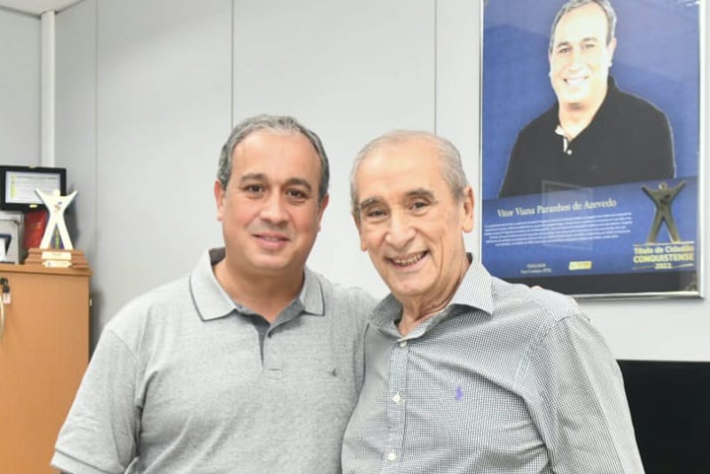 Carlos Farani Paranhos de Azevedo e o filho, o deputado Vitor Azevedo Carlos Farani Paranhos de Azevedo e o filho, o deputado Vitor Azevedo