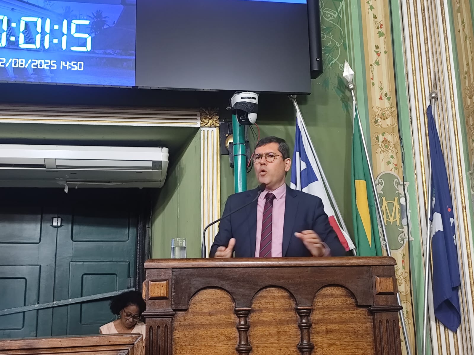 O vereador e primeiro secretário da CMS, Cláudio Tinoco (União Brasil) O vereador e primeiro secretário da CMS, Cláudio Tinoco (União Brasil)