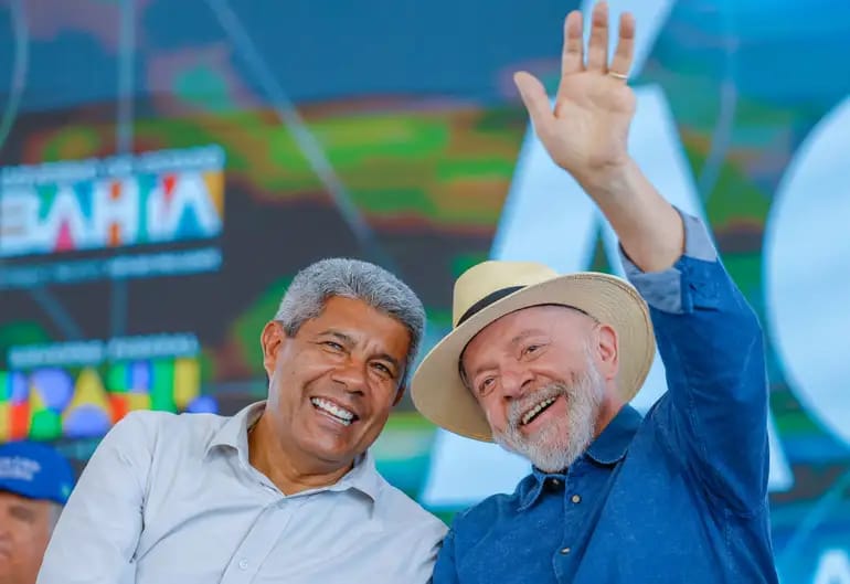 Governador da Bahia, Jerônimo Rodrigues e o presidente Lula Governador da Bahia, Jerônimo Rodrigues e o presidente Lula