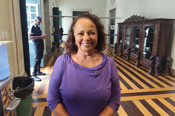 Líder da oposição na Câmara Municipal de Salvador (CMS), a vereadora Aladilce Souza (PCdoB) Líder da oposição na Câmara Municipal de Salvador (CMS), a vereadora Aladilce Souza (PCdoB)