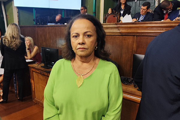 A vereadora Aladilce Souza (PCdoB)