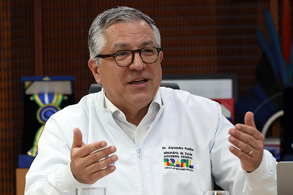 O ministro da Saúde, Alexandre Padilha