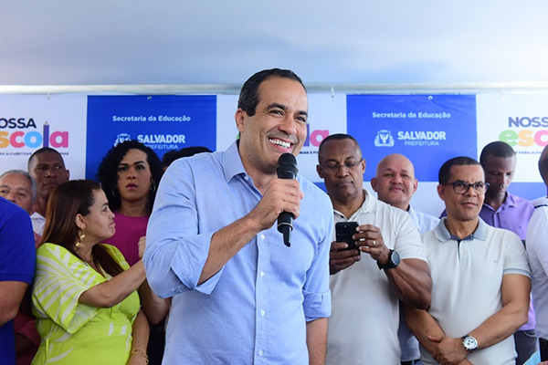 O prefeito Bruno Reis (União Brasi) O prefeito Bruno Reis (União Brasi)