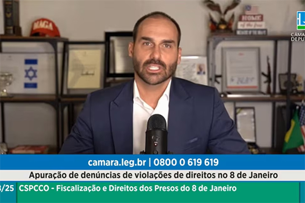 O deputado federal Eduardo Bolsonaro (PL-SP) O deputado federal Eduardo Bolsonaro (PL-SP)
