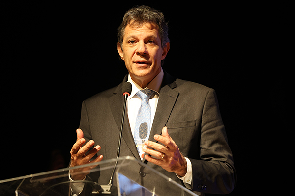 O ministro da Fazenda, Fernando Haddad O ministro da Fazenda, Fernando Haddad