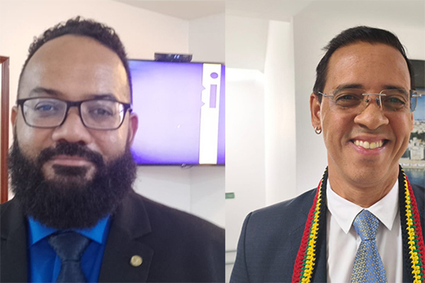 Os deputados estaduais Leandro de Jesus (PL) e Hilton Coelho (PSOL). Os deputados estaduais Leandro de Jesus (PL) e Hilton Coelho (PSOL).