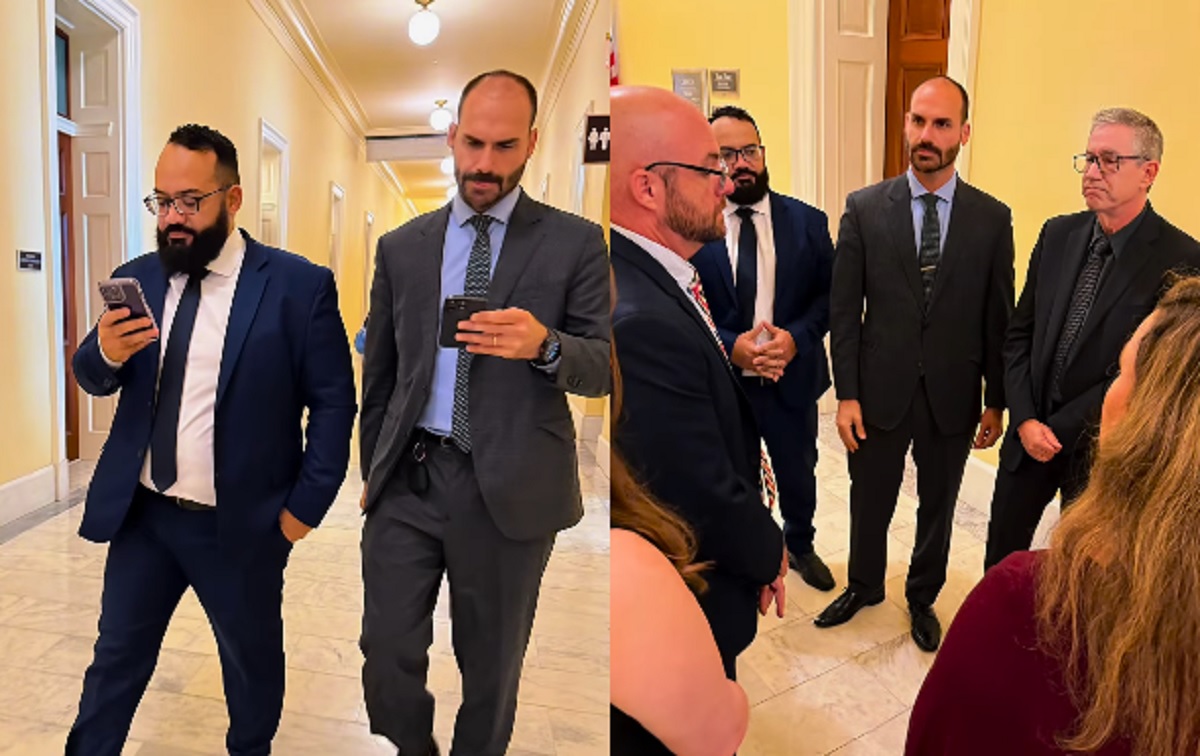 Os dois estiveram no EUA no mês de julho Os dois estiveram no EUA no mês de julho