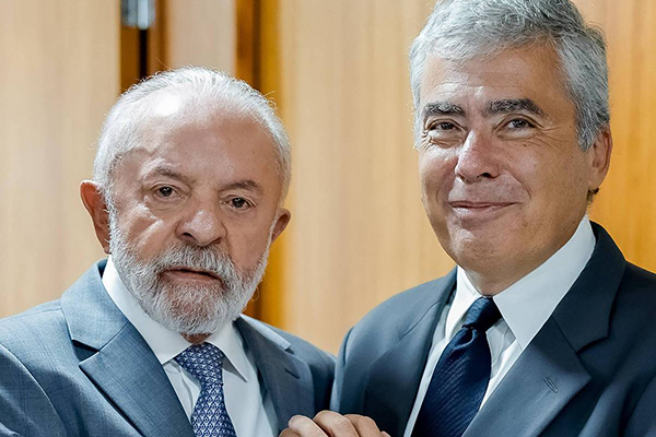 O presidente Lula (PT) e Ivo Herzog O presidente Lula (PT) e Ivo Herzog