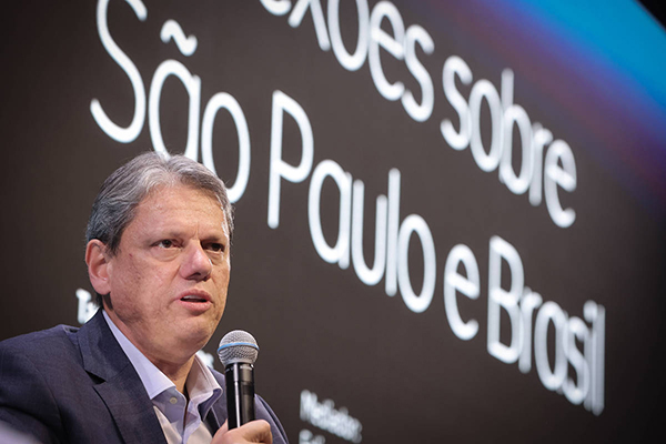 O governador de São Paulo, Tarcísio de Freitas (Republicanos) O governador de São Paulo, Tarcísio de Freitas (Republicanos)