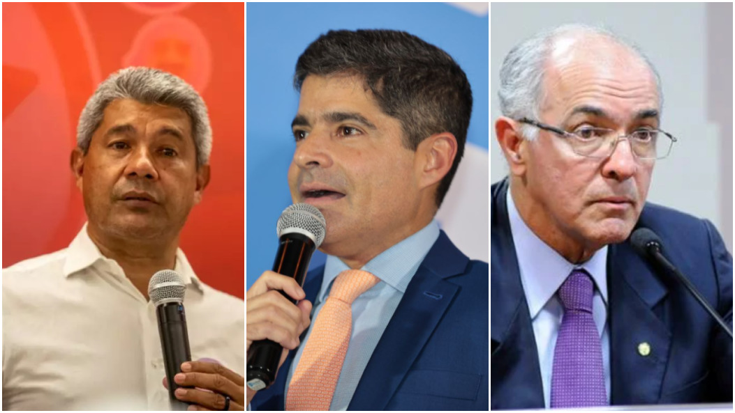 Jerônimo Rodrigues, ACM Neto e José Carlos Aleluia