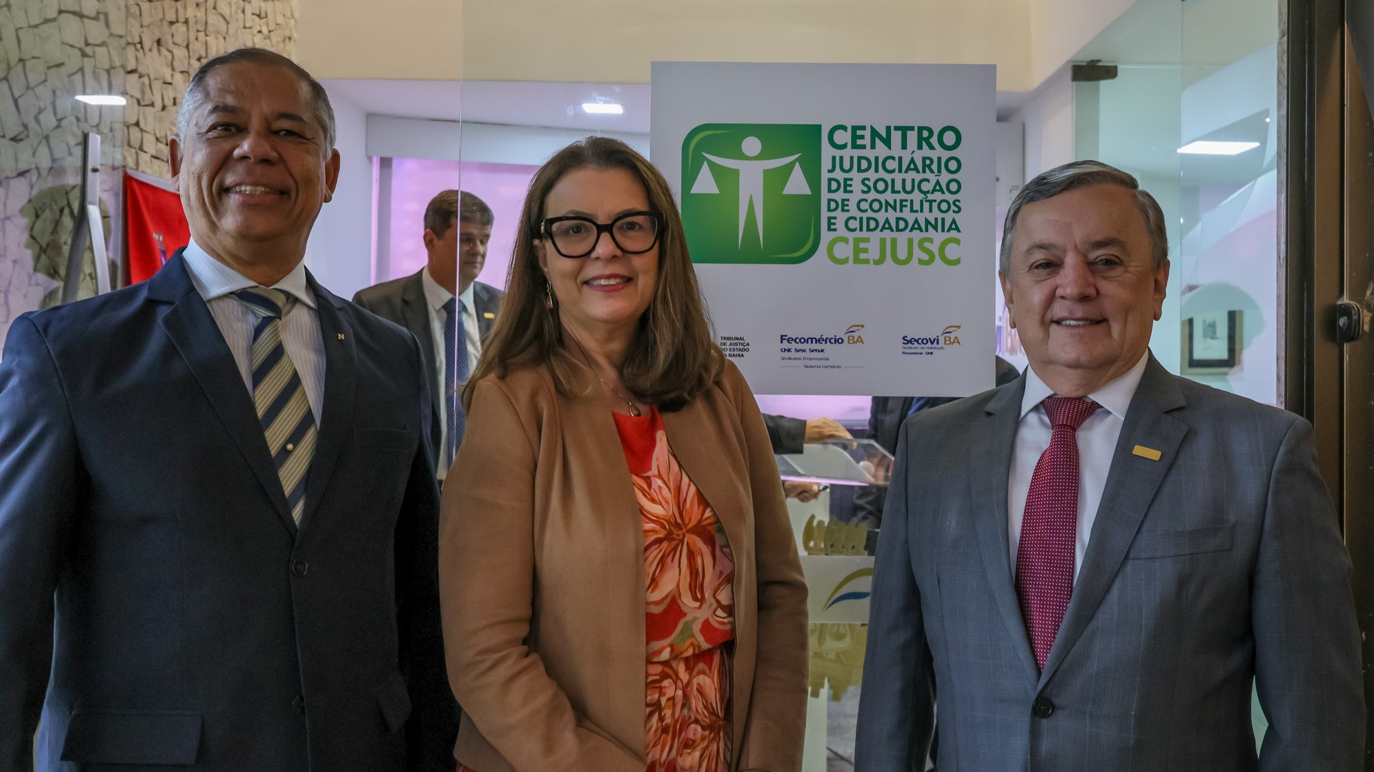 A iniciativa é fruto da parceria entre o TJ-BA, a Fecomércio-BA e o Secovi-BA A iniciativa é fruto da parceria entre o TJ-BA, a Fecomércio-BA e o Secovi-BA