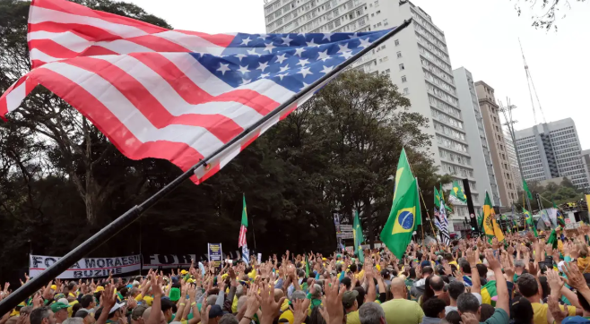Ato bolsonarista na Avenida Paulista