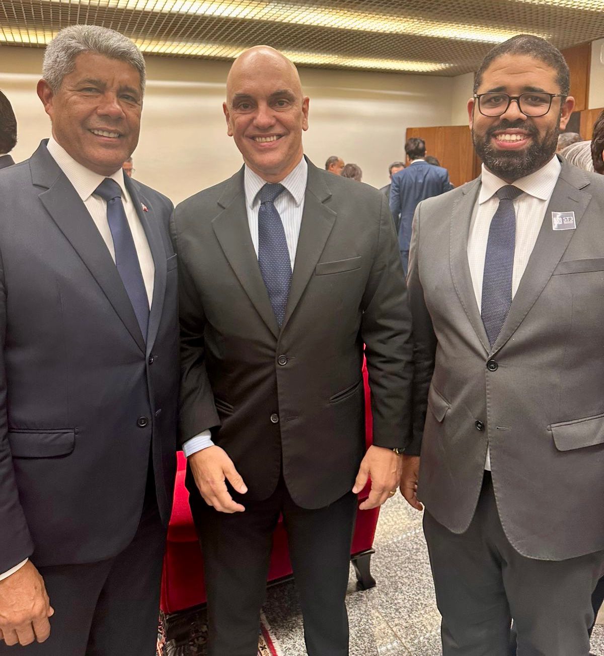 Jerônimo Rodrigues, Alexandre de Moraes e Felipe Freitas Jerônimo Rodrigues, Alexandre de Moraes e Felipe Freitas