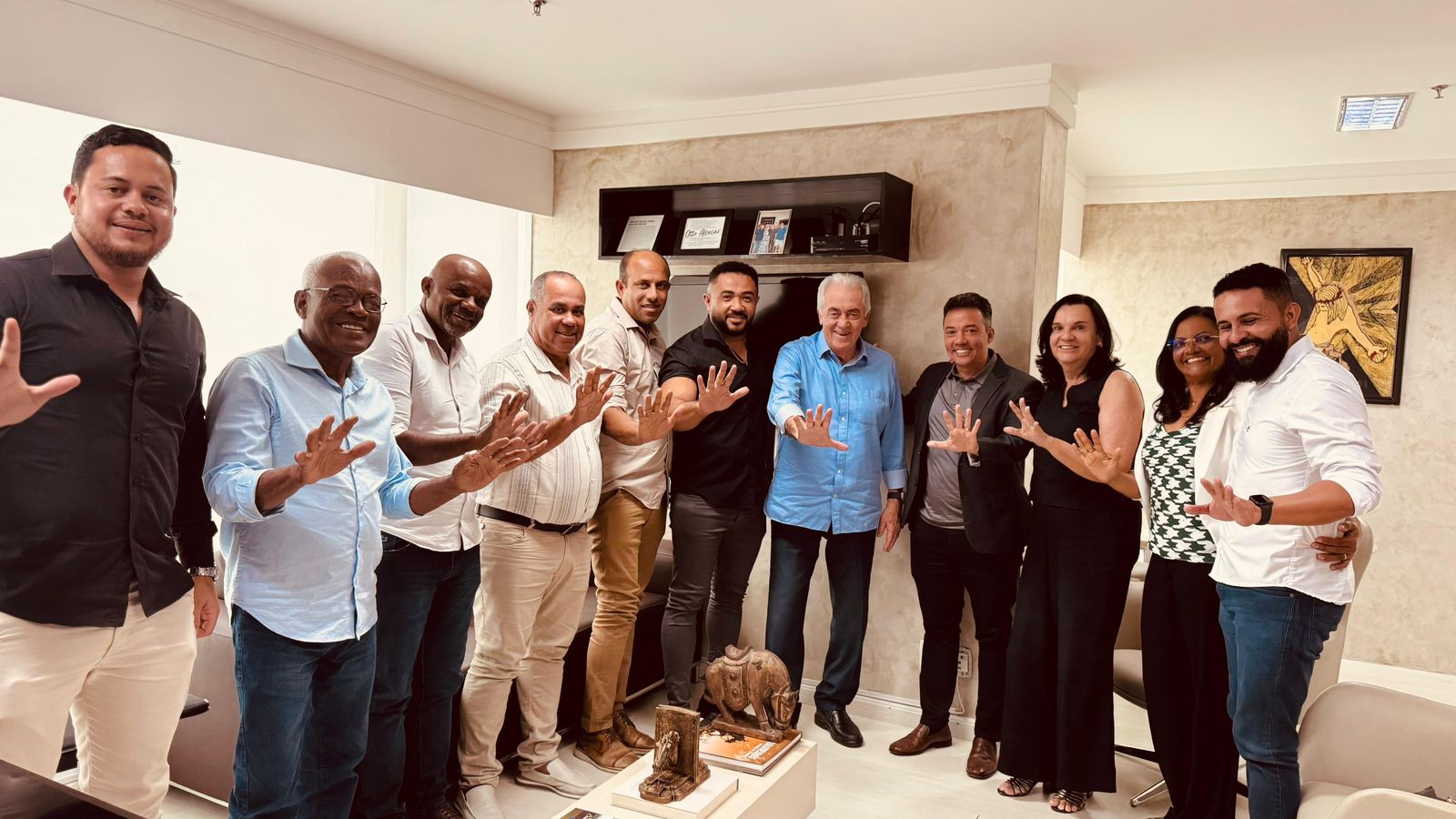 A primeira reunião ocorreu no gabinete do senador Otto Alencar A primeira reunião ocorreu no gabinete do senador Otto Alencar