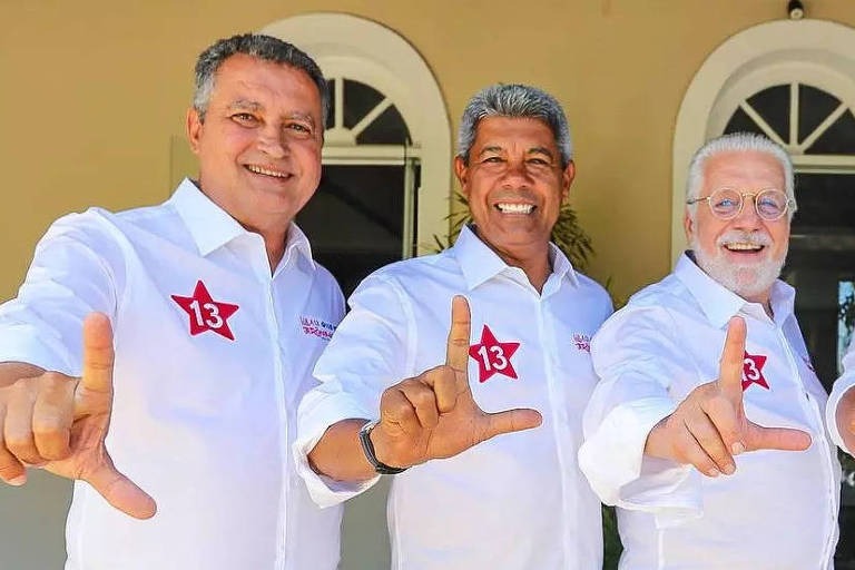 Rui Costa, Jerônimo Rodrigues e Jaques Wagner