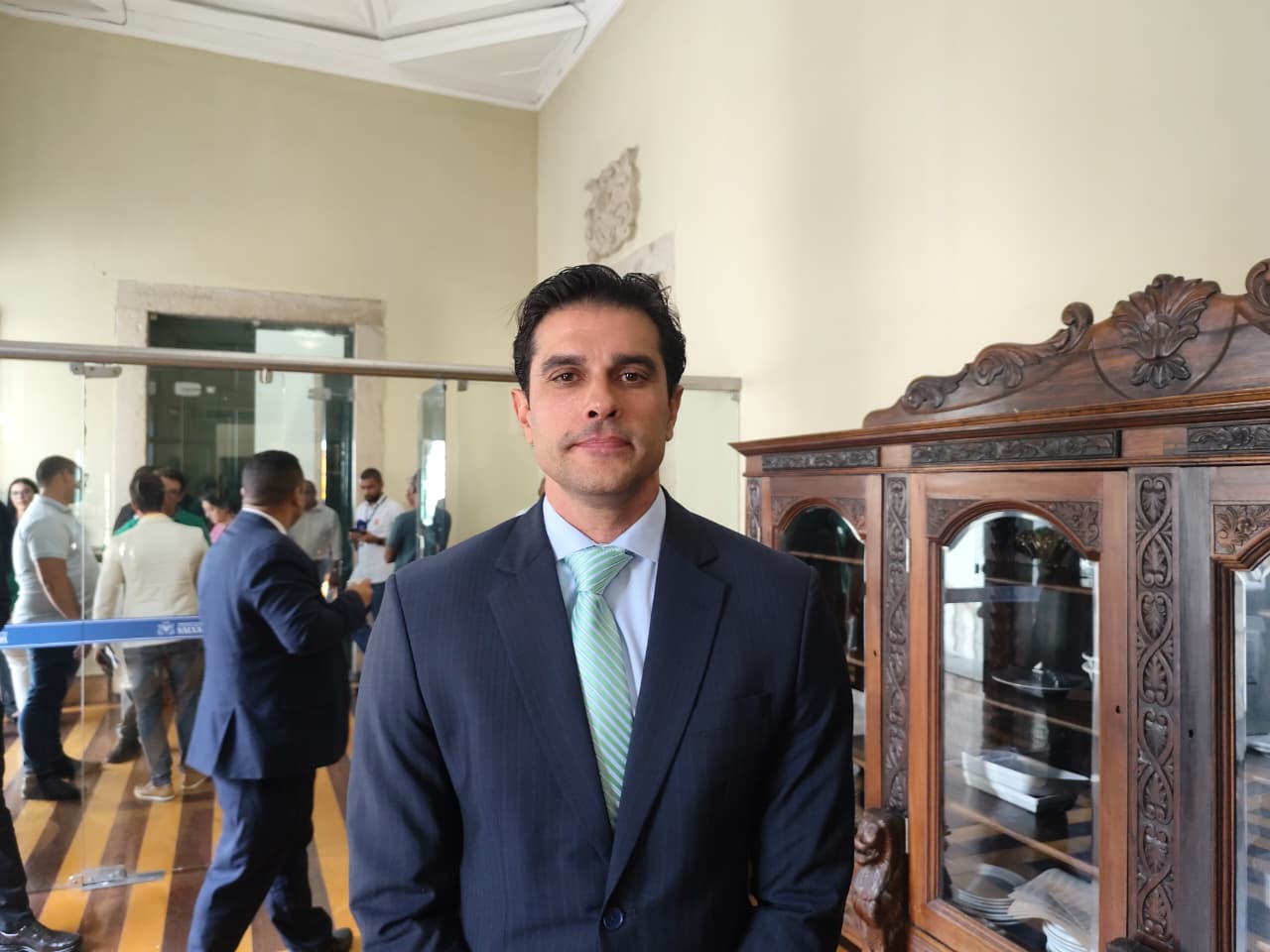 O presidente da Comissão de Ética da Câmara Municipal de Salvador (CMS), o vereador Alexandre Aleluia (PL)