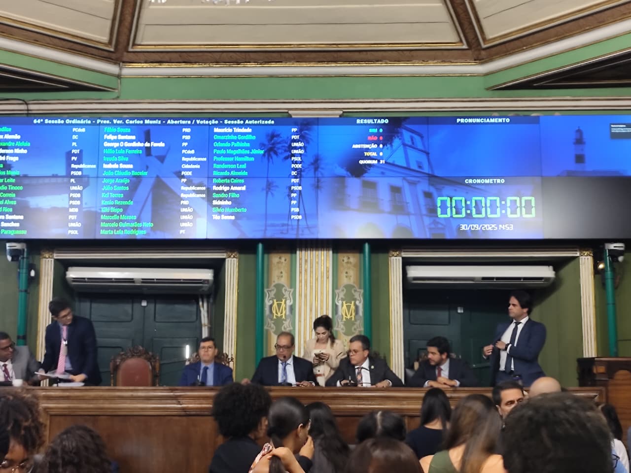 Plenário da Câmara Municipal de Salvador (CMS)