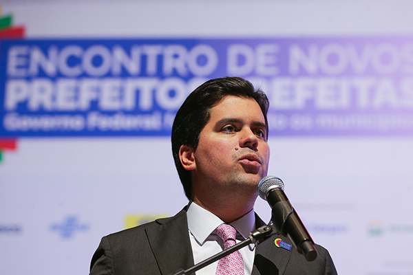 O ministro dos Esportes, André Fufuca