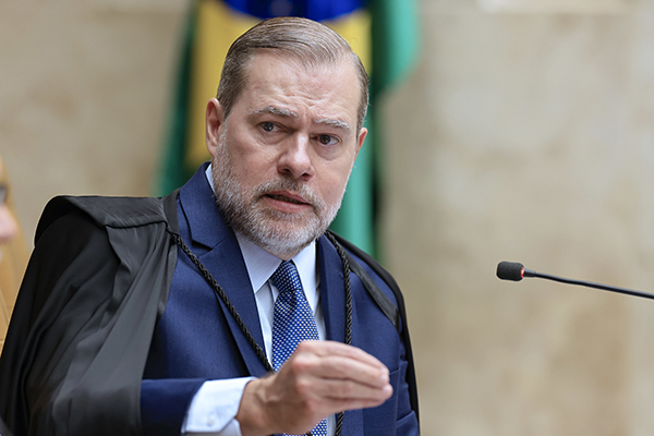 O ministro Dias Toffoli, do Supremo Tribunal Federal (STF)