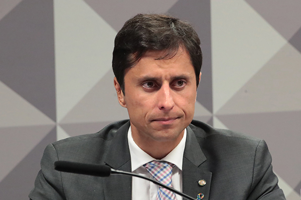 O vice-presidente da CPMI (Comissão Parlamentar Mista de Inquérito) do INSS, deputado Duarte Jr. (PSB-MA)