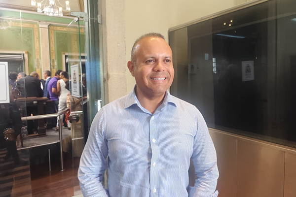 O líder do governo na Câmara de Salvador, vereador Kiki Bispo (União Brasil)