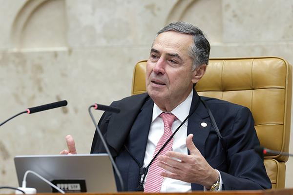 O presidente do Supremo Tribunal Federal (STF), Luís Roberto Barroso