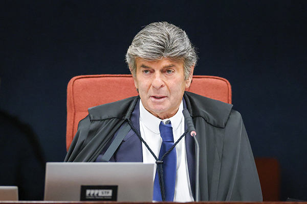 O ministro Luiz Fux, do STF (Supremo Tribunal Federal) O ministro Luiz Fux, do STF (Supremo Tribunal Federal)