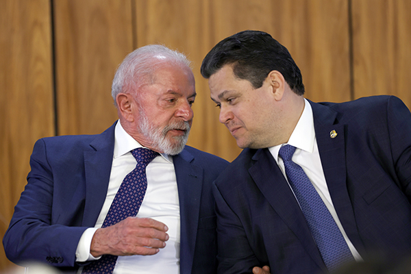 O presidente Lula (PT) e o presidente do Senado, Davi Alcolumbre (União Brasil-AP) O presidente Lula (PT) e o presidente do Senado, Davi Alcolumbre (União Brasil-AP)