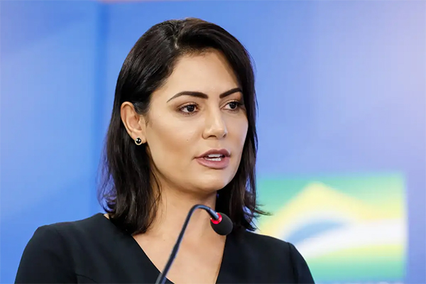 A ex-primeira-dama Michelle Bolsonaro