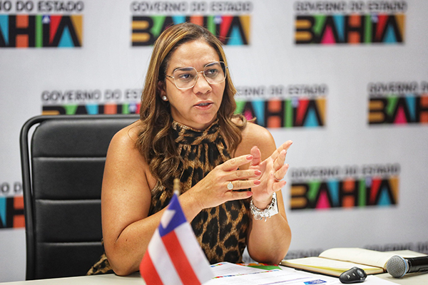 A secretária estadual da Saúde, Roberta Santana