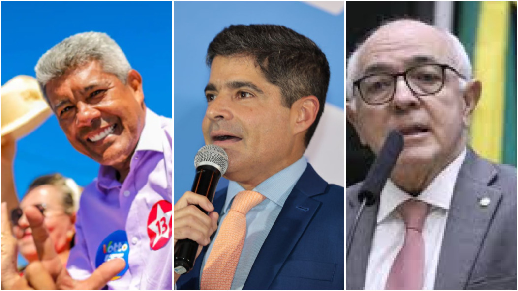 Jerônimo Rodrigues, ACM Neto e José Carlos Aleluia