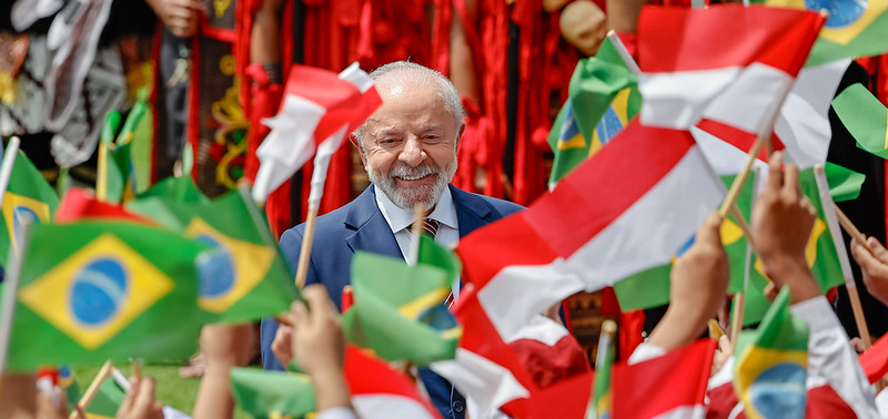 O presidente Lula O presidente Lula