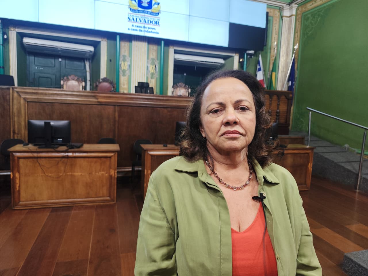A vereadora Aladilce Souza (PCdoB) A vereadora Aladilce Souza (PCdoB)