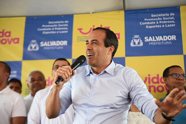 O prefeito Bruno Reis (União Brasi)