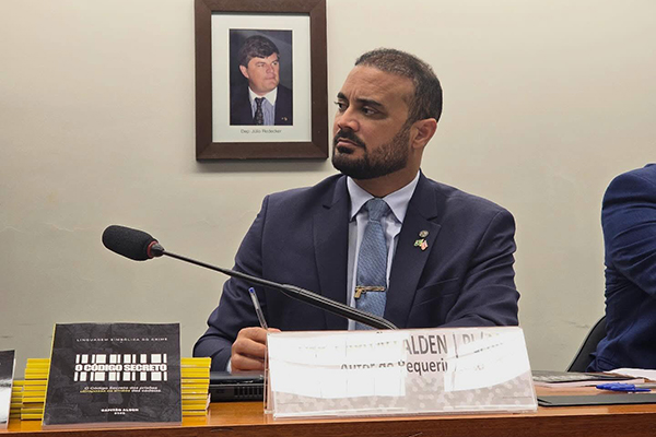 O deputado federal Capitão Alden (PL), vice-líder da bancada de oposição