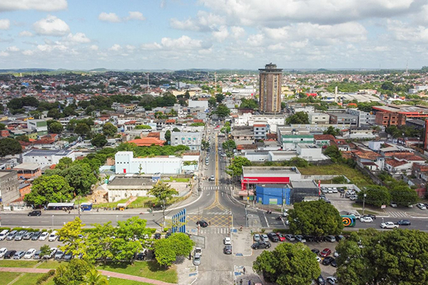 Imagem aérea da cidade de Camaçari Imagem aérea da cidade de Camaçari
