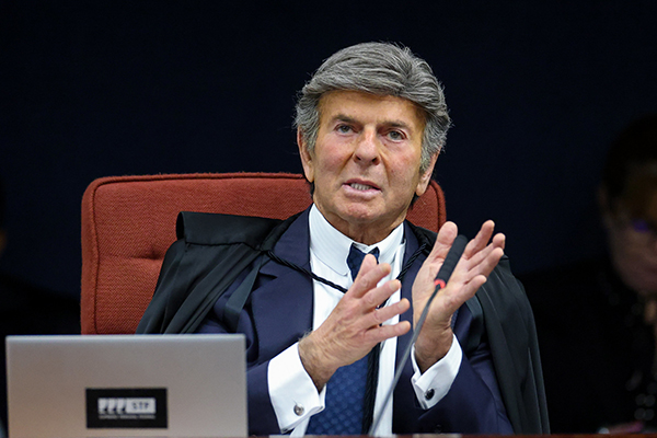 O ministro Luiz Fux, do STF (Supremo Tribunal Federal) O ministro Luiz Fux, do STF (Supremo Tribunal Federal)